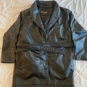 Wilsons Leather Jacket Thinsulate Insulation Size Small